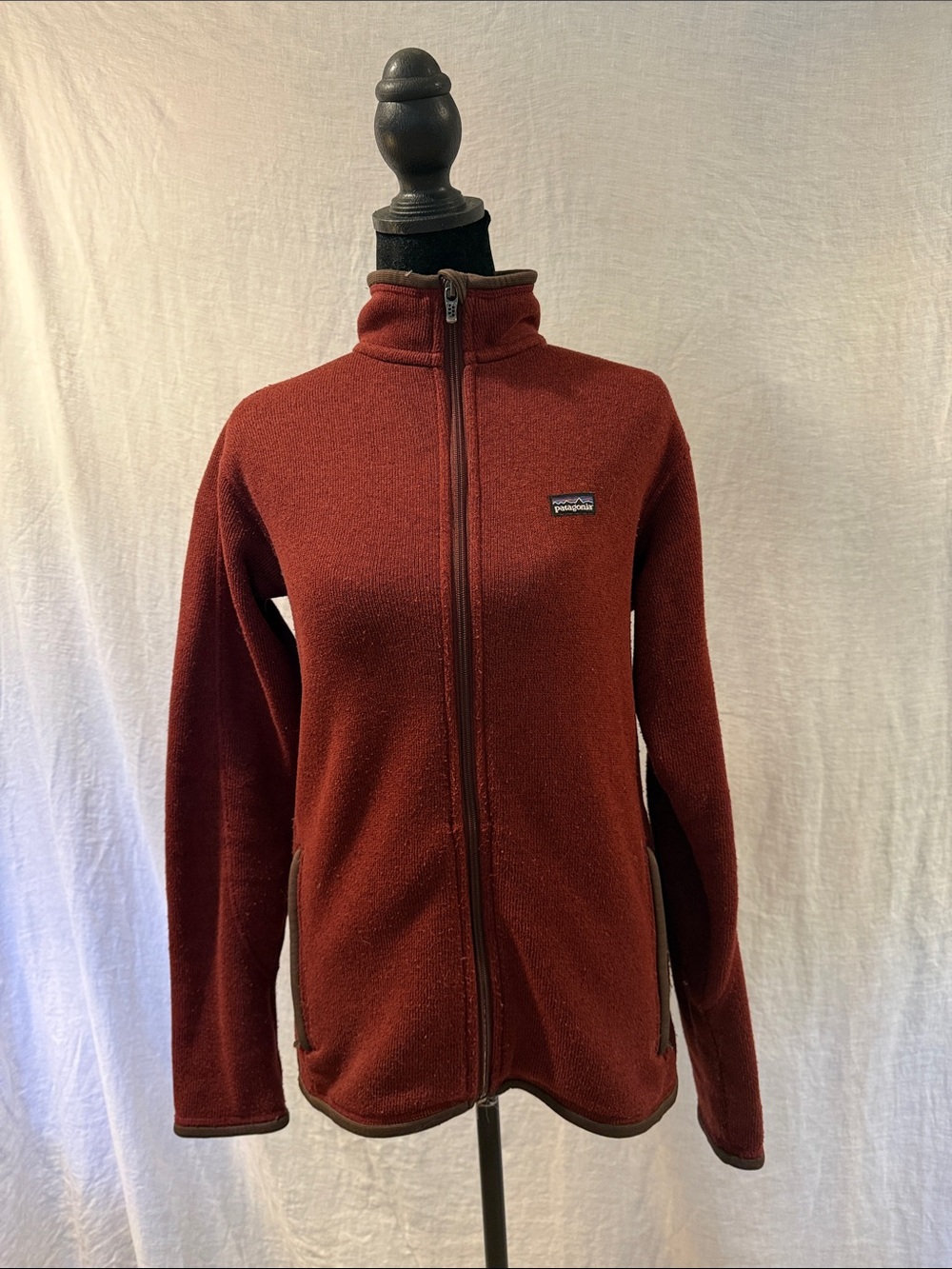 Patagonia Women's Better Sweater Full-Zip Fleece Jacket in Deep Red size M